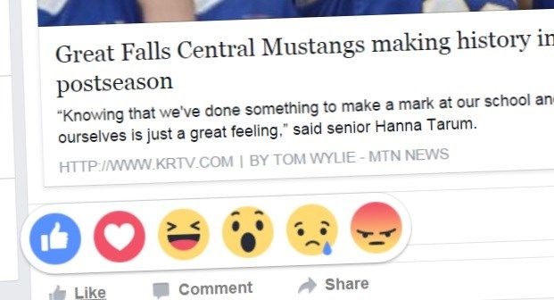 Now you can do a whole lot more than "like" a Facebook post. "Love," "Haha," "Wow," "Sad," and "Angry" are five new Facebook buttons that people can click when responding to a post.